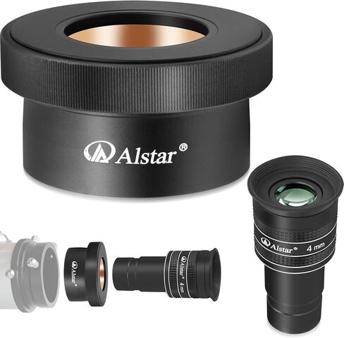 Alstar 1.25" 58 Degree 4mm Telescope Eyepiece - Bundle with - 2" to 1.25" Telescope II Eyepiece Adapter in Saudi Arabia
