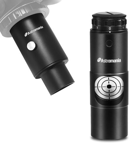 Astromania Telescope Photo Adapter 1.25 Inch Fixed Camera Adapter Metal - Bundle with - Alignment 1.25 Inch Laser Collimator in Saudi Arabia