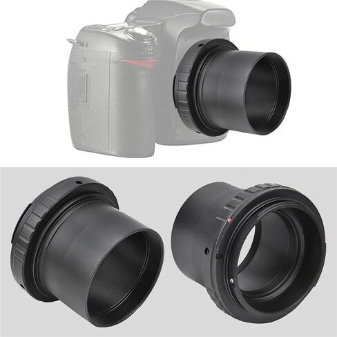 2 inch Telescope Lens Adapter Ring Lens Adapter T2- Metal Adapter Ring for 2inch Telescope to for Canon Mount Camera in Kuwait