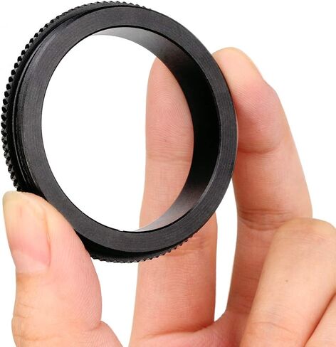 SVBONY SV119 Extension Tube Kit for Cameras and eyepieces 5mm 10mm 15mm 30mm M48x0.75 on Both Sides Bundle with SV130 M48 Male to M42 Male Telescope Adapter Knurling Design Black in Saudi Arabia