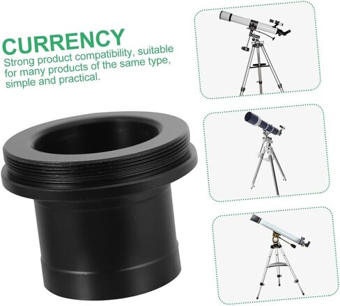قطعتان من محول تركيب التلسكوب من الفولاذ المقاوم للصدأ لكاميرات DSLR موصل عدسة الكاميرا للتلسكوب الفلكي والتصوير الفلكي سهل التركيب وحامل عدسة خفيف الوزن in Kuwait