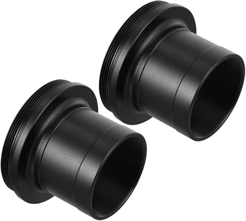 Gatuida 2pcs Stainless Steel T Adapter for Astronomical Telescope Mount DSLR Camera Lens Mounting Connector for Astrophotography in Saudi Arabia
