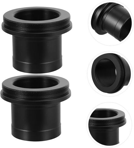 Gatuida 2pcs Stainless Steel T Adapter for Astronomical Telescope Mount DSLR Camera Lens Mounting Connector for Astrophotography in Saudi Arabia