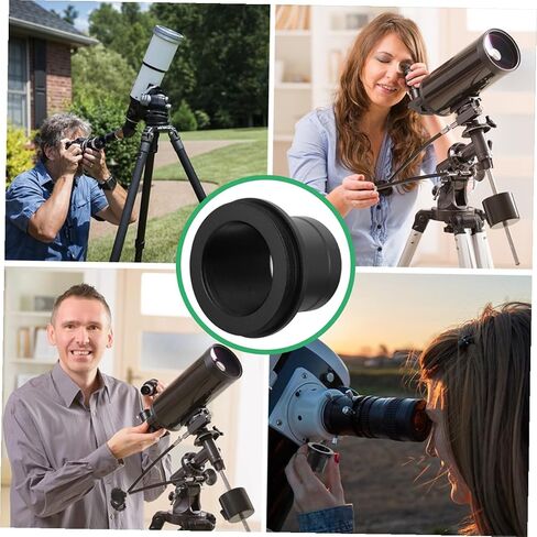 Gatuida 2pcs Stainless Steel T Adapter for Astronomical Telescope Mount DSLR Camera Lens Mounting Connector for Astrophotography in Saudi Arabia
