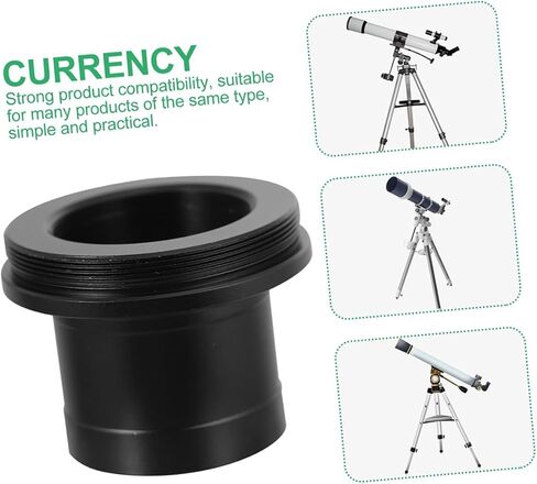 Gatuida 2pcs Stainless Steel T Adapter for Astronomical Telescope Mount DSLR Camera Lens Mounting Connector for Astrophotography in Saudi Arabia