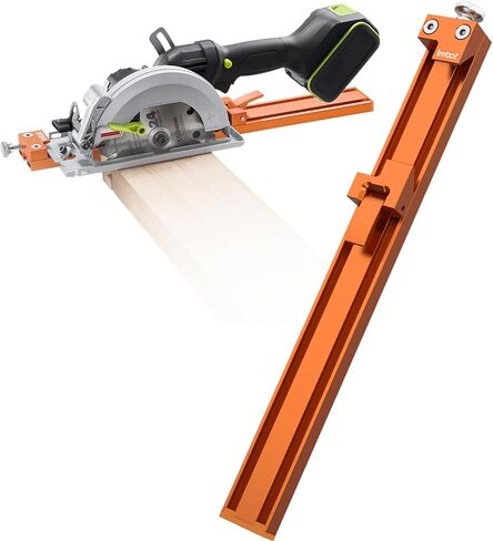 Imbot منشار دائري دليل السكك الحديدية لمقاعد المنشار 12 بوصة، دليل قاعدة آلة القطع القابلة للتعديل من سبائك الألومنيوم الدقيقة للأعمال الخشبية، قابل للتعديل من 0 إلى 380 مم، أداة القطع للقص السريع in Kuwait