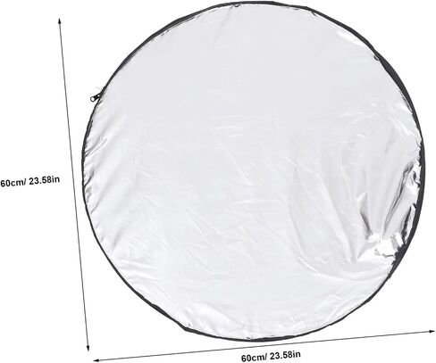 Gatuida Portable Photography Reflector Board Lightweight Camera Lighting Reflective Diffuser for Outdoor Portrait Video and Live Streaming Use in Saudi Arabia
