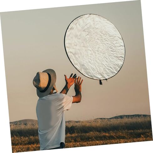 Gatuida Portable Photography Reflector Board Lightweight Camera Lighting Reflective Diffuser for Outdoor Portrait Video and Live Streaming Use in Saudi Arabia
