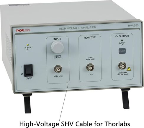 كابل عالي الجهد 5kV 5000V SHV إلى BNC لاختبار مضخة أيون المسبار، موصل محوري RP-BNC SHV، 2 متر in Kuwait