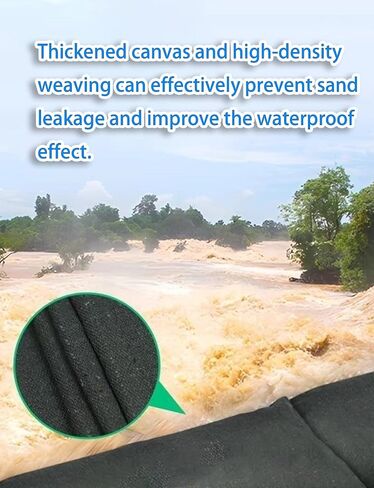 10 PCS Flood Water Barrier Sand Bags Water Activated Sandbags Flood Prevention Barriers for Flooding Water Barriers for Flood Reusable Sand Bags for Home Doors Flood Control(70x30cm/27.6x11.8in) in Saudi Arabia