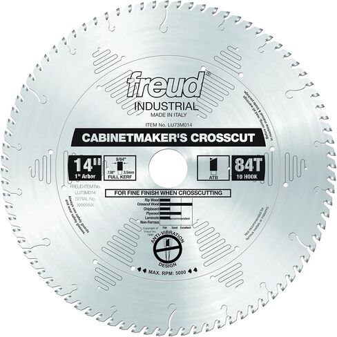 Freud LU73M014: 14" x 84T Cabinetmaker’s Crosscut Blade in Saudi Arabia
