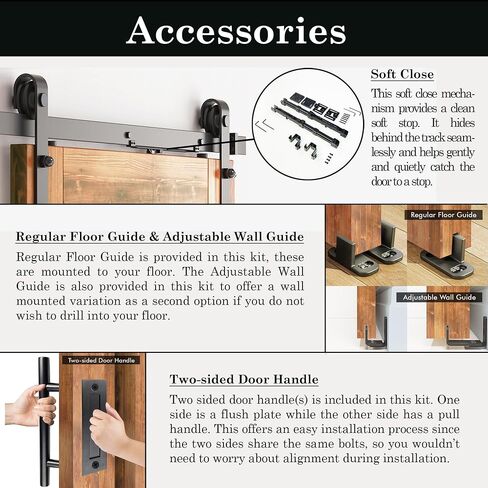 Homacer Early American 40 in. x 84 in. Diamond Design Two Barn Door with Non-Bypass Installation Hardware Kit, 14ft Track, Interior use only in Saudi Arabia