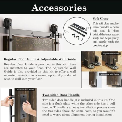 Homacer Ebony 32 in. x 84 in. Diamond Design Barn Door with Non-Bypass Installation Hardware Kit, 5.5ft Track, Interior use only in Saudi Arabia