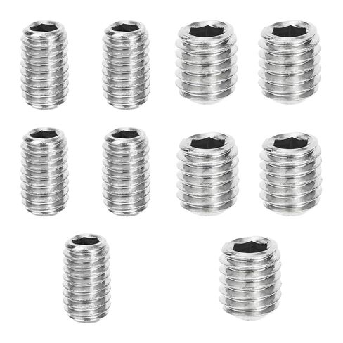 10 قطع من براغي مقبض باب الثلاجة، أجزاء مقبض باب الفريزر الفاخرة من الفولاذ المقاوم للصدأ مع مفتاح سداسي لمعظم الثلاجات W11366418 W10010140 AP6888139 & WPW10010140 in Kuwait