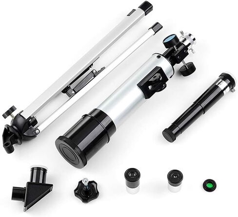 Monoculars Telescope, Beginner Astronomy Telescope，Fully-Coated Glass Optics，50mm Aperture 400mm AZ Mount Astronomical Refracting Telescope，with Tripod & Finder in Saudi Arabia