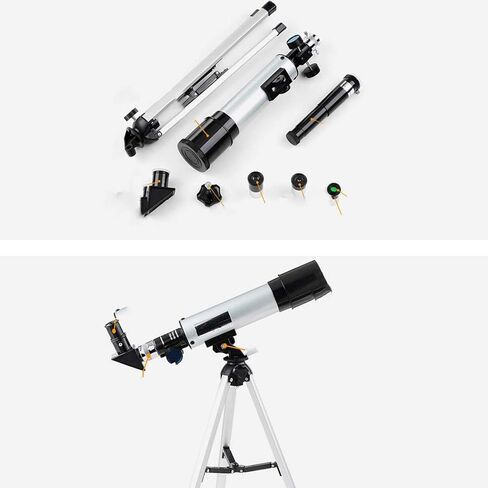 Monoculars Telescope, Beginner Astronomy Telescope，Fully-Coated Glass Optics，50mm Aperture 400mm AZ Mount Astronomical Refracting Telescope，with Tripod & Finder in Saudi Arabia