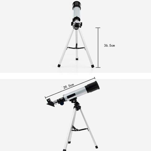 Monoculars Telescope, Beginner Astronomy Telescope，Fully-Coated Glass Optics，50mm Aperture 400mm AZ Mount Astronomical Refracting Telescope，with Tripod & Finder in Saudi Arabia