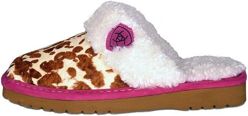 ARIAT Women's Jackie Square Toe Exotic Slippers with Suede Leather Uppers in Saudi Arabia