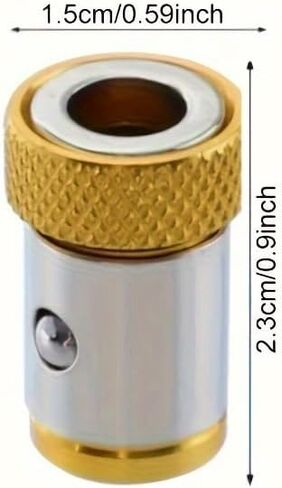 3PCS Alloy Magnetic Screwdriver Bit Holder With Strong Magnet, Knurled Non-Slip Grip For Electric Drivers Home Repair Woodwork, 3Pieces in Saudi Arabia