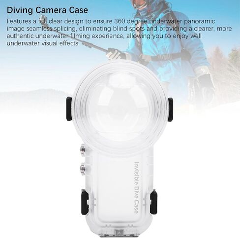 Diving Case for X5 Camera, 60M Water Proof Housing, Underwater Sealed Protective Shell, Magnetic Fast Release Base in Saudi Arabia