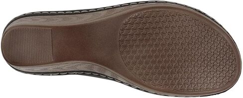 G.C. Shoes Women's Naples White Wedge Sandals in Saudi Arabia