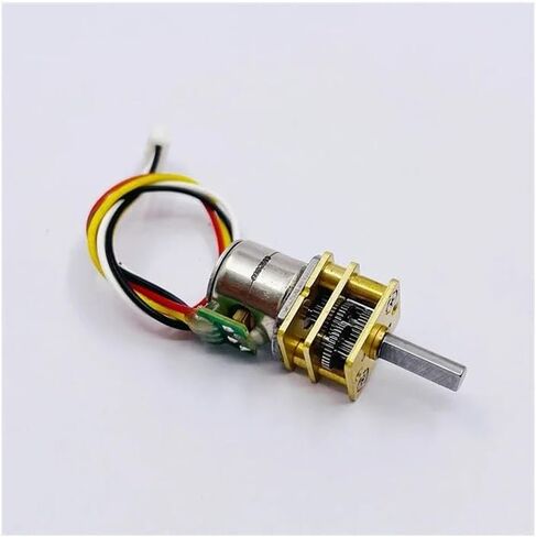 10mm 2-Phase 4-Wire Precision Gear Stepper Electronic Starter Full Metal Gearbox Reduction Ratio 20/50/ 100/150/ 298 / Driver Board((A) Ratio 20) in Saudi Arabia
