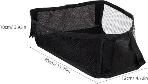 MERRYHAPY Stroller Mesh Storage Bag Universal Organizer for Baby Diapers Toys Essentials Lightweight Oxford Cloth Stroller Bottom Basket in Saudi Arabia