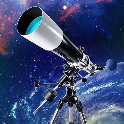 Monoculars Telescope, HD Stargazing Telescope，Refractor Telescopes，80mm Aperture 900mm Astronomical Telescopes with Adjustable Tripod and Smart Phone Stand in Saudi Arabia