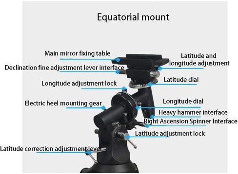 Monoculars Telescope, HD Stargazing Telescope，Refractor Telescopes，80mm Aperture 900mm Astronomical Telescopes with Adjustable Tripod and Smart Phone Stand in Saudi Arabia