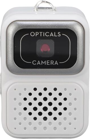 VBESTLIFE Keychain Camera, Small 2MP 480P Video Camera with 0.96 Inch Screen, 150 Mins Battery Life, Built in Filters, for Cycling Pet Records (Silver) in Saudi Arabia