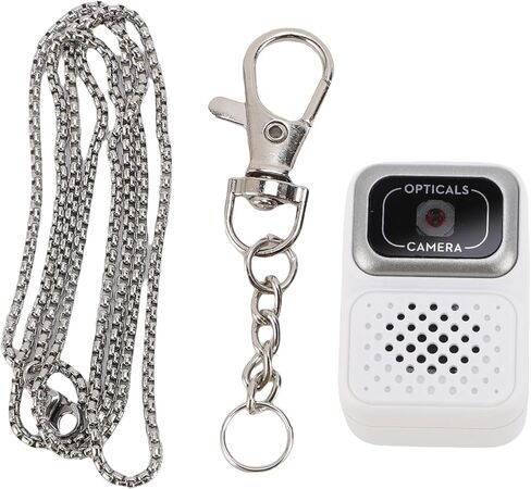 VBESTLIFE Keychain Camera, Small 2MP 480P Video Camera with 0.96 Inch Screen, 150 Mins Battery Life, Built in Filters, for Cycling Pet Records (Silver) in Saudi Arabia
