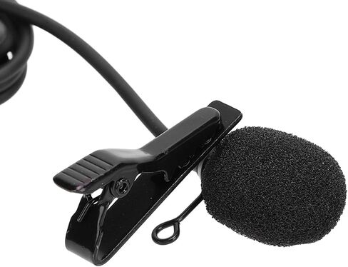 ميكروفون Lavalier متعدد الاتجاهات ذو حساسية عالية ومشبك على ميكروفون طية صدر السترة لملحقات كاميرا Ace Pro Action عبر الإنترنت وتصوير مدونة فيديو مباشرة in Saudi Arabia