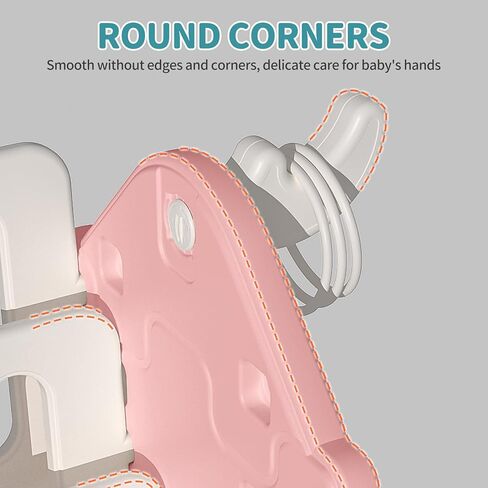 UNICOO® Magic Castle Kids Toy Storage & Bookshelf Organizer with 14 Easy-Pull Bins, Durable HDPE Material, Multifunctional Play Collection with Painting Board & Telescope, Children's Bookcase (Brown) in Kuwait