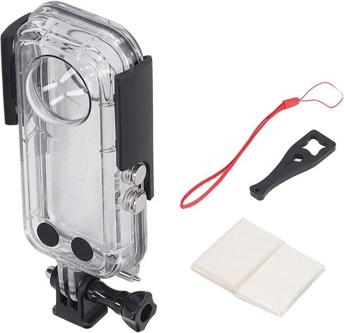 Zerodis 40m Dive Case Lens Cases غلاف واقٍ مع عدسة زجاجية بصرية مناسبة للغوص والغطس وكاميرا الحركة للسباحة 40m Dive PC Underwater Action Camera Diving in Saudi Arabia