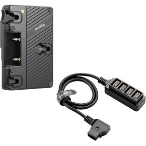 SMALLRIG V Mount to Gold Mount Adapter and D-Tap Splitter in Kuwait