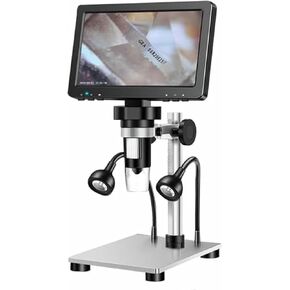 1200X Magnification Digital Microscope with Anti-Slip Scroll Wheel, Diamond Girdle Viewer for Gemstone Identification, Jewelry Inspection, and Precision Analysis in Kuwait