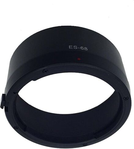 Lens Hood for Canon EF 50mm f/1.8 STM (Not for EF 50mm f/1.4) - ES-68 Style, Compatible with 49mm Filters & Original Lens Cap, Durable Plastic Bayonet Mount Shade in Saudi Arabia