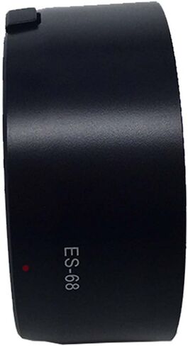 Lens Hood for Canon EF 50mm f/1.8 STM (Not for EF 50mm f/1.4) - ES-68 Style, Compatible with 49mm Filters & Original Lens Cap, Durable Plastic Bayonet Mount Shade in Saudi Arabia