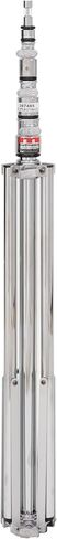 Matthews Medium Duty Maxi Kit Stand – Professional Content Creator 10’ Light Stand with 5/8" Baby Pin Mount (Chrome/Steel – 30 lb Capacity or Black Aluminum – 25 lb Capacity) (Chrome/Steel) in Saudi Arabia