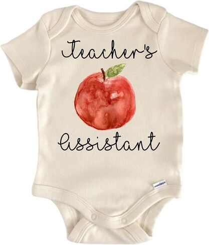 Teacher Baby Bodysuit – Funny Infant Outfit, Unisex Cotton Baby Clothes, Soft Short Sleeve Newborn Bodysuit in Saudi Arabia