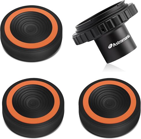 Astromania T-Ring Set for Canon EOS SLR/DSLR Cameras - Bundle with - Anti-Vibration Pads for Telescope Mount & Camera Tripod in Saudi Arabia