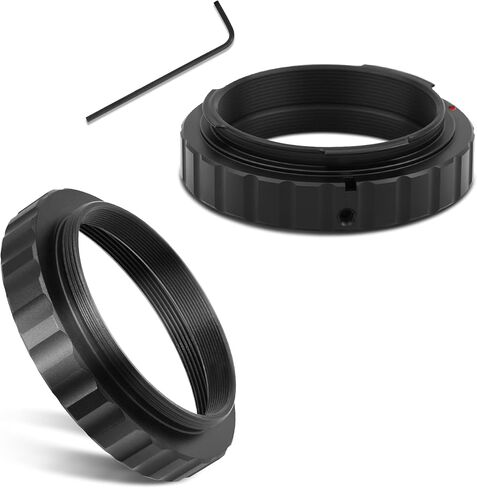 Astromania Metal T-Ring Adapter for Nikon DSLR/SLR - Bundle with - M48-T2 Adapter in Saudi Arabia