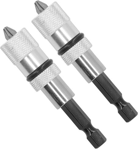 Fast Change Bit Holder, 2PCS Bit Tip Holder Hex Magnetic Screw Drill Tip Pivot Screwdriver Bit Holder with Screwdriver Bits, Drum Sanders in Saudi Arabia