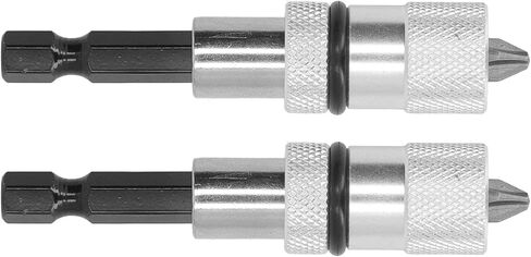 Fast Change Bit Holder, 2PCS Bit Tip Holder Hex Magnetic Screw Drill Tip Pivot Screwdriver Bit Holder with Screwdriver Bits, Drum Sanders in Saudi Arabia