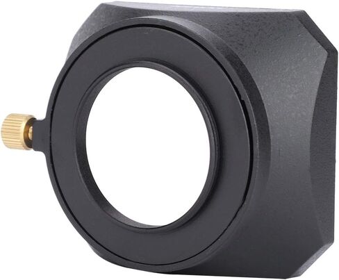 Lens Shade, Lens Hood, Square Lens Hood High Impact Plastic Easy Store Easy Carry for All Kinds of Cameras for DV (52MM) in Saudi Arabia