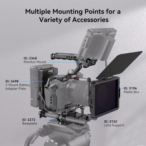 SmallRig R5/R6/R5 C Cage Kit and Dummy Battery for Canon LP-E6P in Saudi Arabia