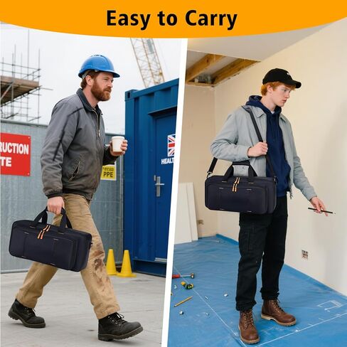 Reciprocating Saw Case Compatible with Dewalt Cordless Reciprocating Saw (DCS380B/DCS382B/ DCS389B/ DCS380P1) and Milwaukee Fuel Sawzall, Carrying Bag for Fuel Sawzall with Multiple Pockets in Saudi Arabia