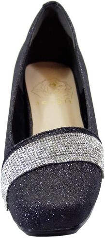 Floral Suzy Women's Wide Width Low Heel Evening Dress Pumps in Saudi Arabia