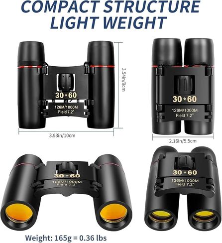 8x21 Binoculars Compact Adults and Kids with Upgraded Phone Adapter, Lightweight Foldable Binoculars, High Power Easy Focus Binocular for Bird Watching,Travel,Sightseeing in Saudi Arabia