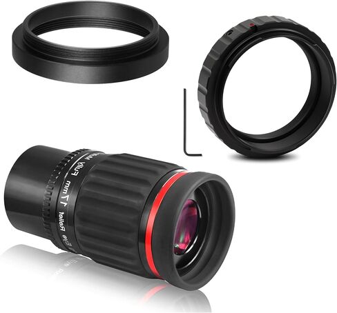 محول حلقة معدنية على شكل حرف T من Astromania لكاميرا Nikon DSLR/SLR - حزمة مع - عدسة SWA 1.25 بوصة/2 بوصة 17 مم 70 درجة ومحول M43-M42 in Saudi Arabia